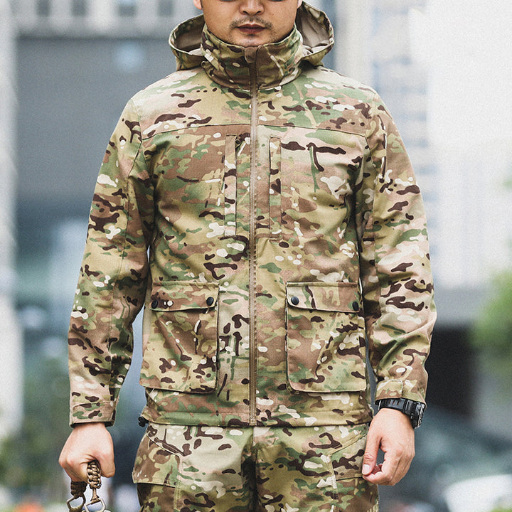 Men's Simple Outdoor Camouflage Jacket