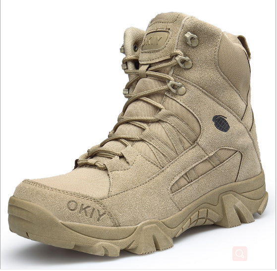 Breathable High-Top Tactical Desert Hiking Boots