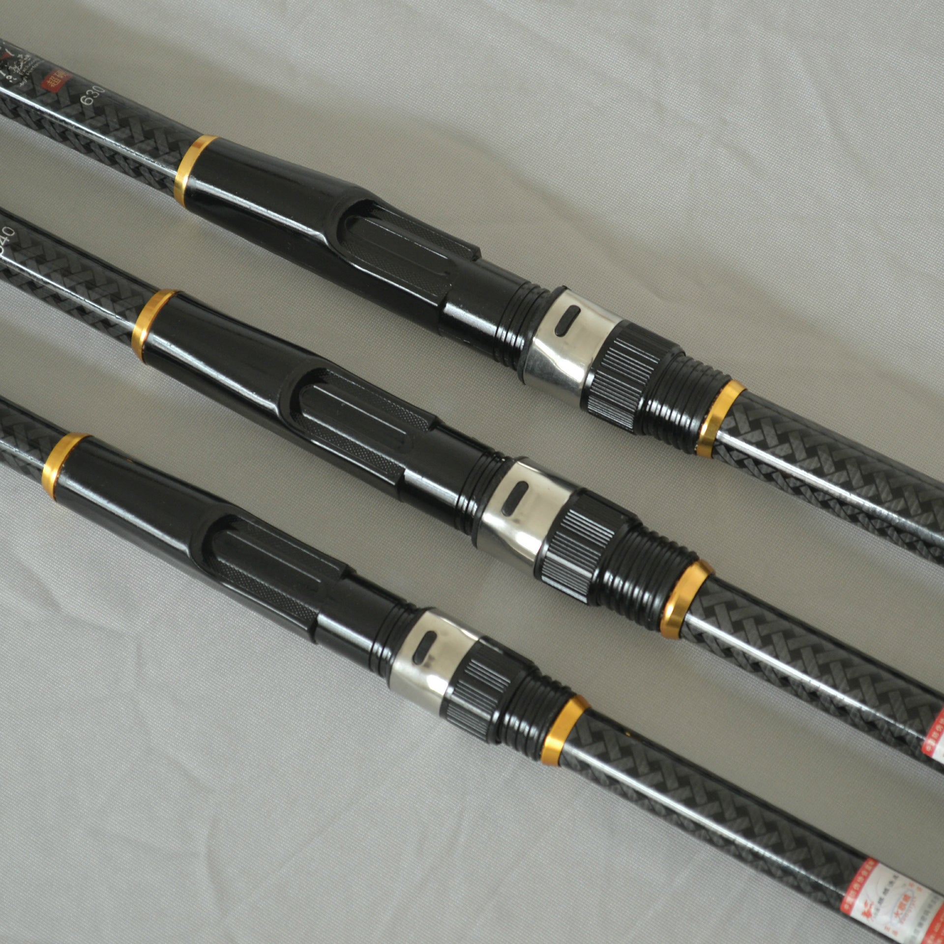 Carbon Rock Fishing Rod Pole Set
