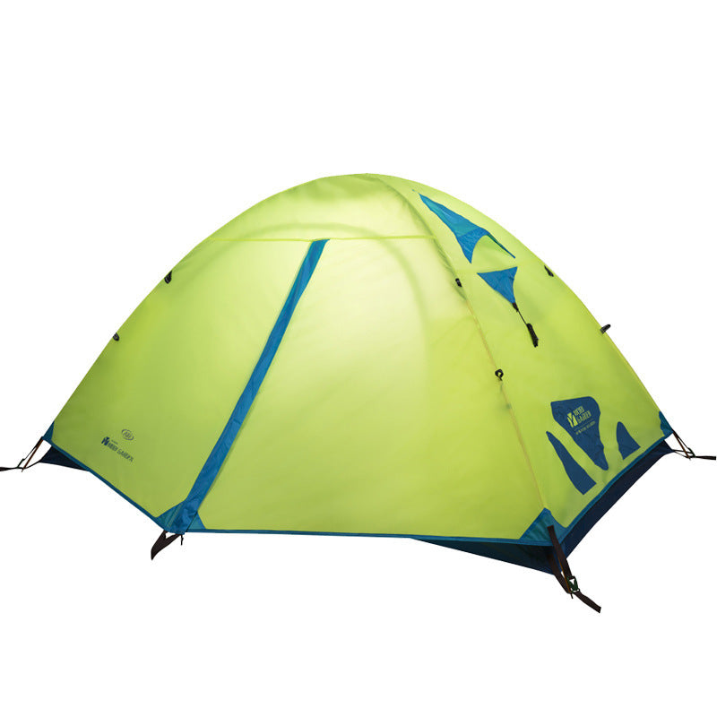 Double Layer Aluminum Pole Camping Tent
