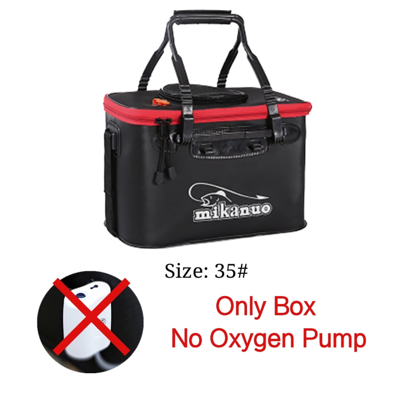 EVA Folding Fishing Tackle Storage Bag Bucket