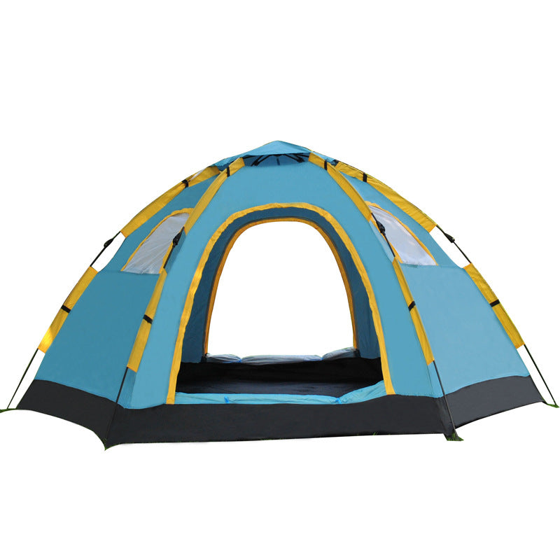 5-8 Person Quick Setup Hexagon Camping Tent