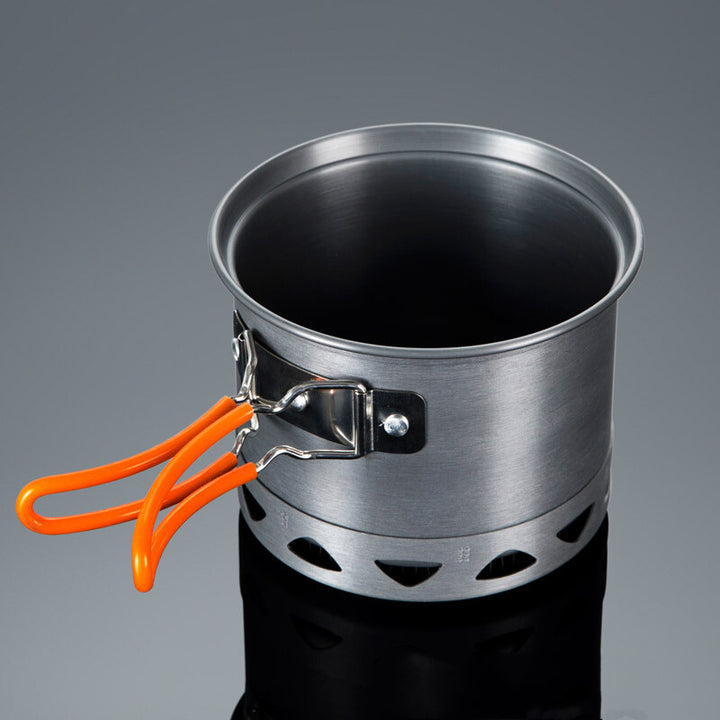 Heat-Collecting Single Pot Outdoor Mountaineering Camping Cookware