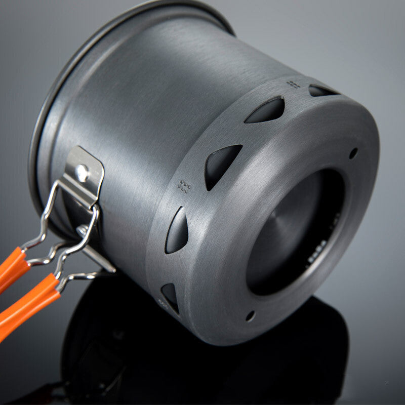 Heat-Collecting Single Pot Outdoor Mountaineering Camping Cookware