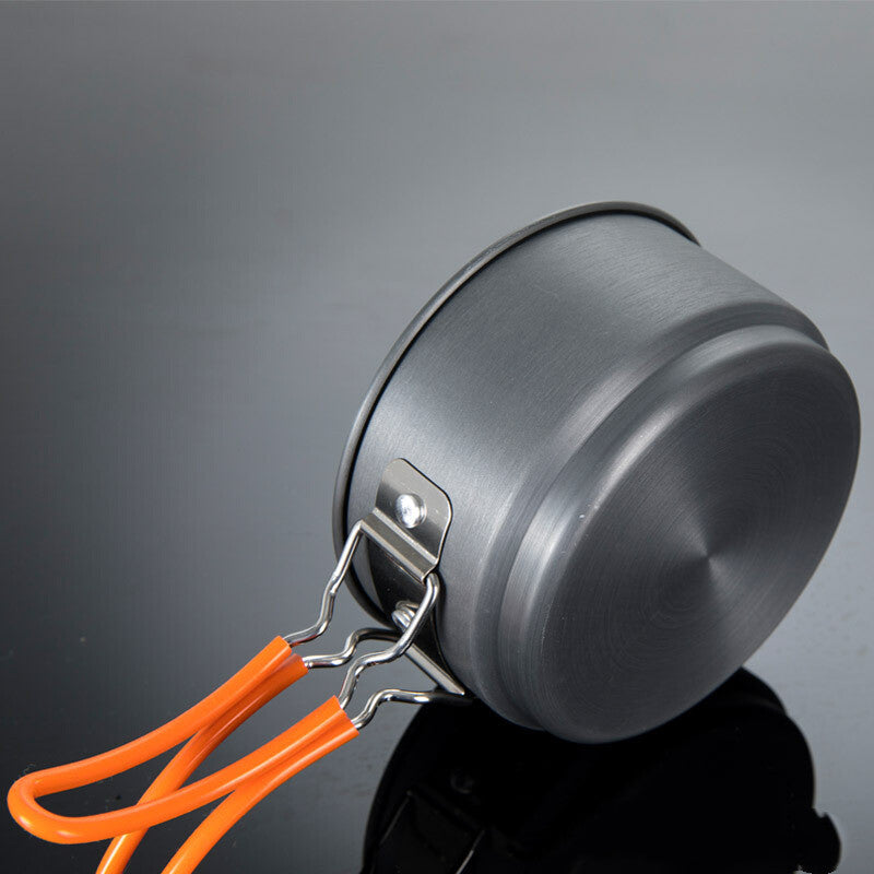 Heat-Collecting Single Pot Outdoor Mountaineering Camping Cookware