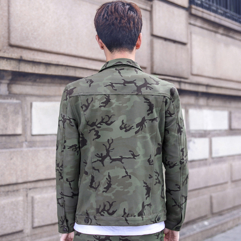 Men's Camouflage Utility Jacket Overalls