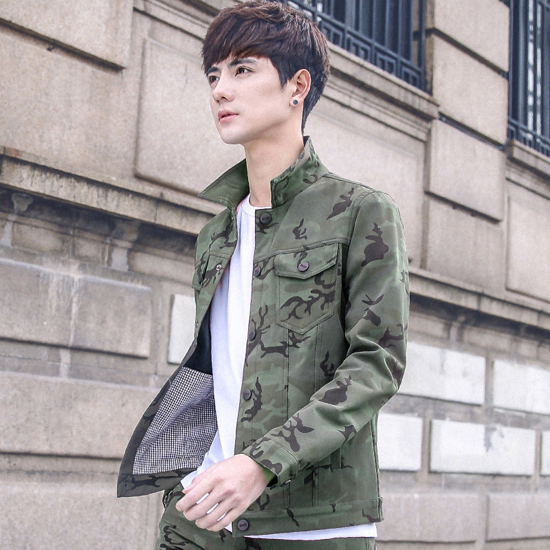 Men's Camouflage Utility Jacket Overalls