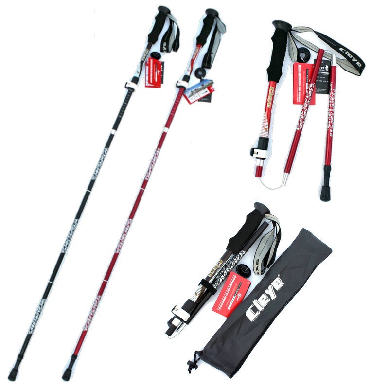 Ultralight Telescopic Folding Trekking Walking Stick