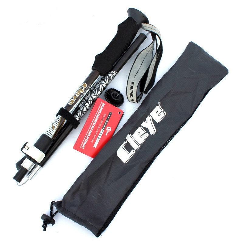 Ultralight Telescopic Folding Trekking Walking Stick