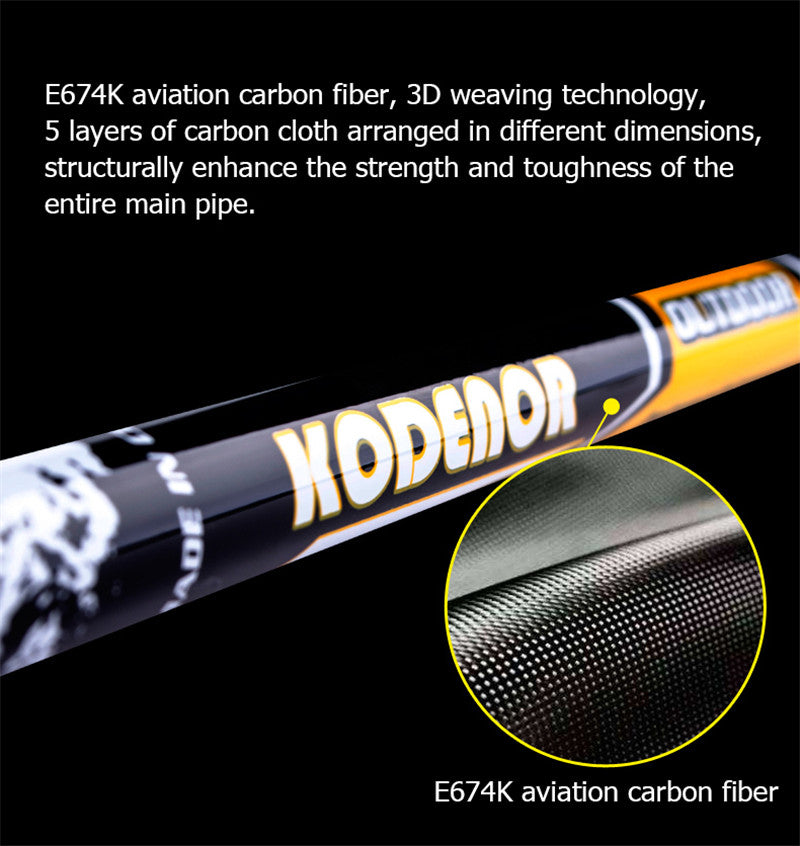 Multifunctional Carbon Fiber Telescopic Folding Trekking Pole