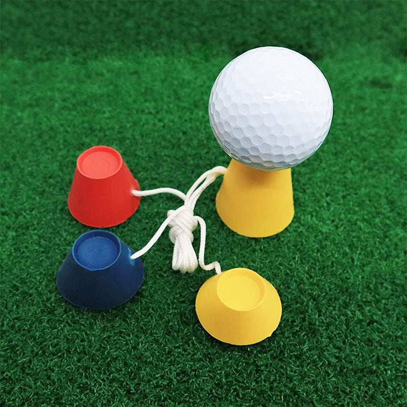 Rubber Golf Tee Ball Holder Training Accessory