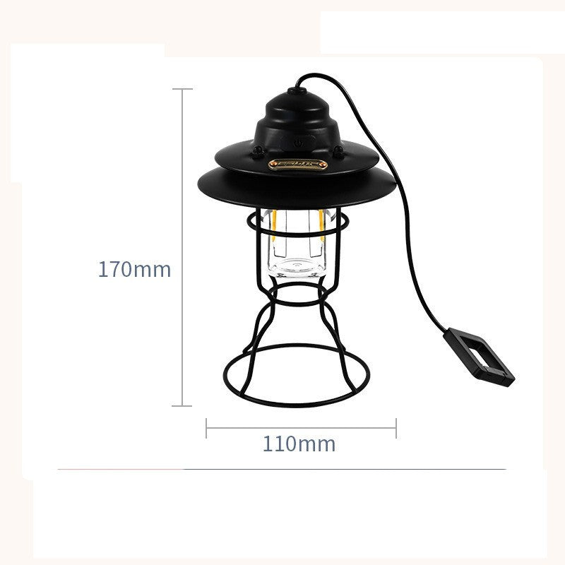 Portable Retro Barn Outdoor Multifunctional Lantern