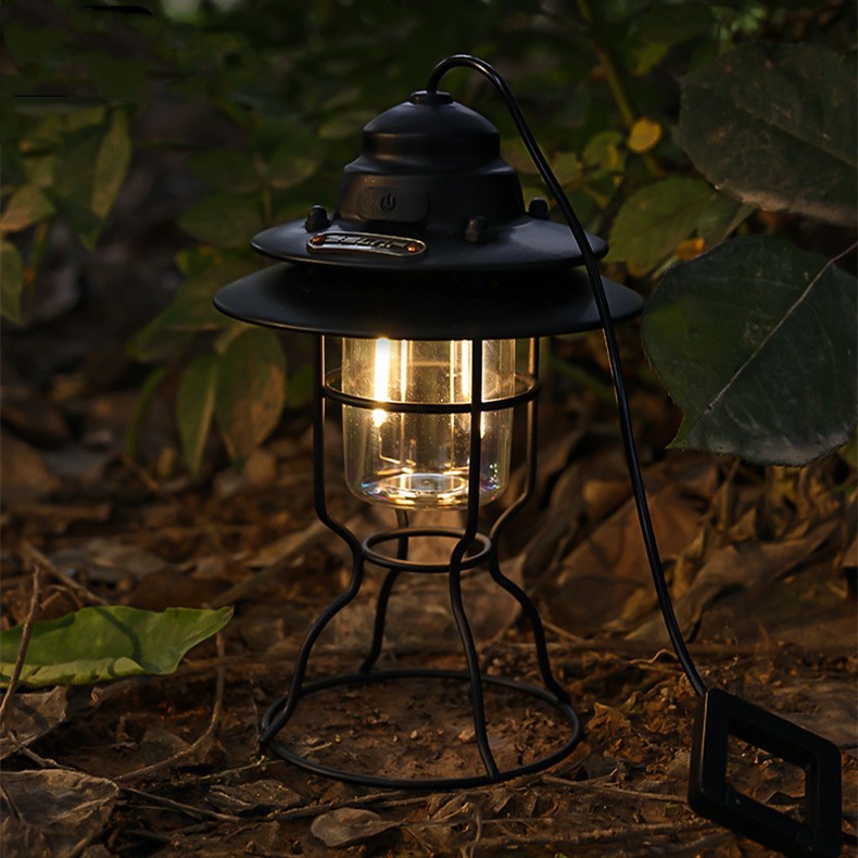 Portable Retro Barn Outdoor Multifunctional Lantern