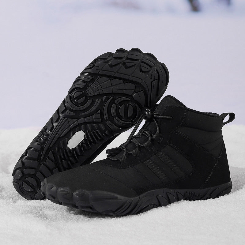 High-Top Non-Slip Warm Snow Hiking Boots With Velvet
