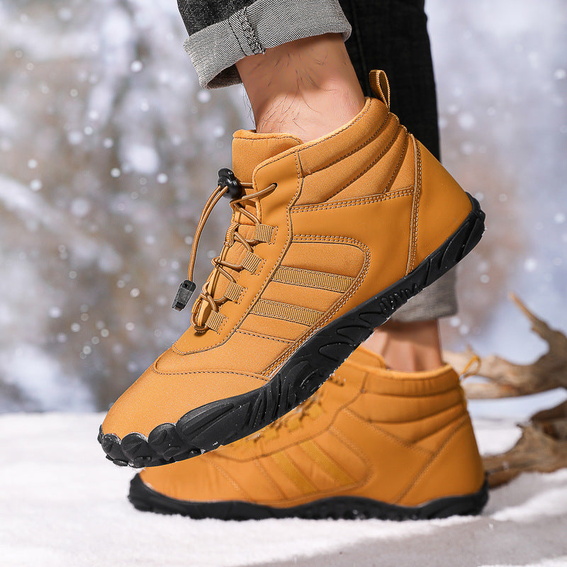 High-Top Non-Slip Warm Snow Hiking Boots With Velvet