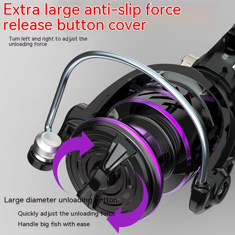 All-Metal Spinning Fishing Reel