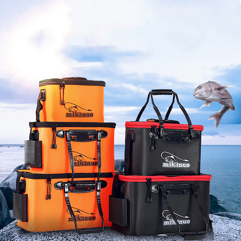 EVA Folding Fishing Tackle Storage Bag Bucket
