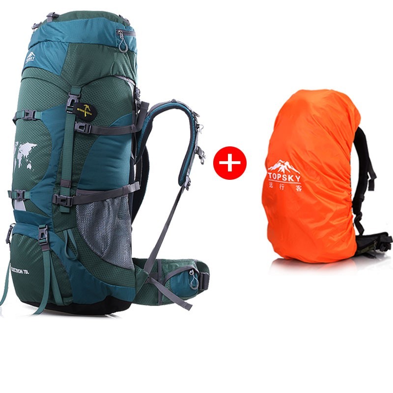 Water-Resistant Large Capacity Hiking Backpack Multifunctional