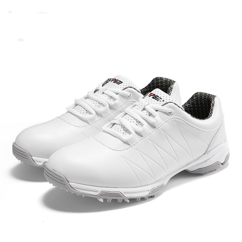 Women’s Waterproof Golf Sneakers Spin Lacing Anti-Slip Shoes