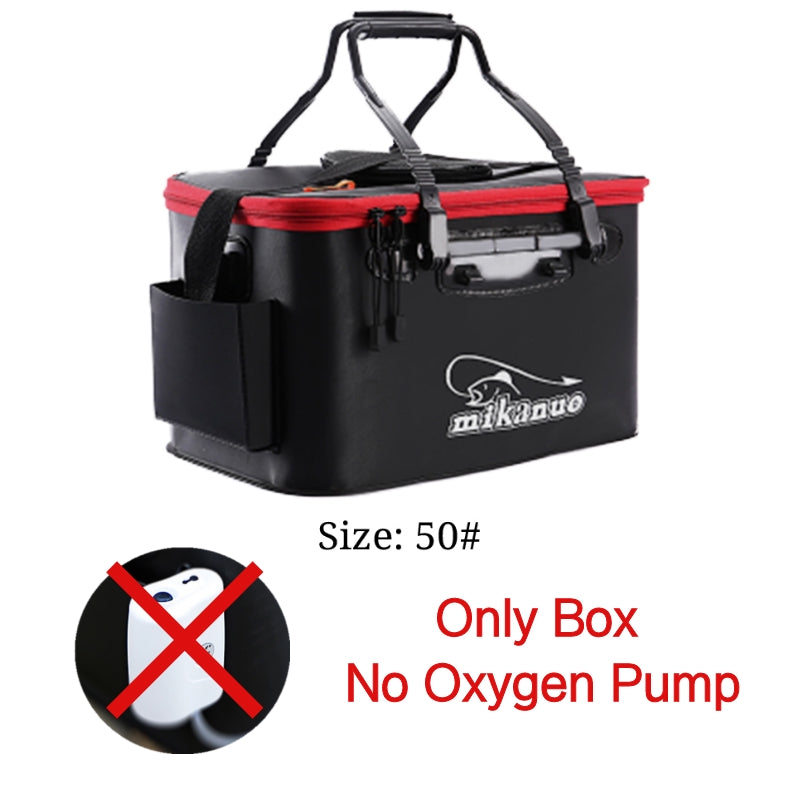 EVA Folding Fishing Tackle Storage Bag Bucket