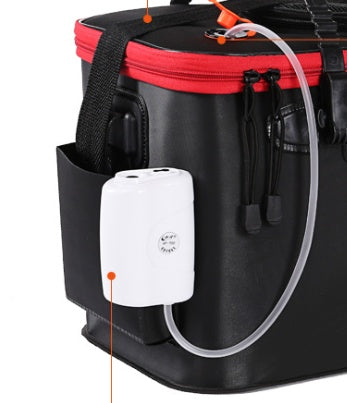 EVA Folding Fishing Tackle Storage Bag Bucket