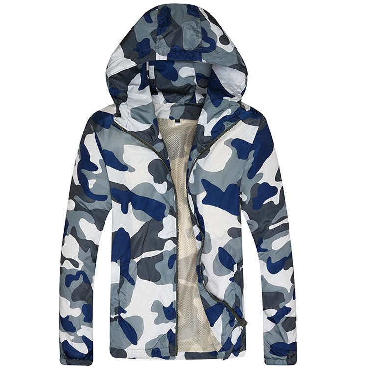 Men's Slim Fit Camouflage Fashion Jacket
