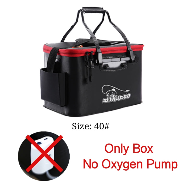 EVA Folding Fishing Tackle Storage Bag Bucket