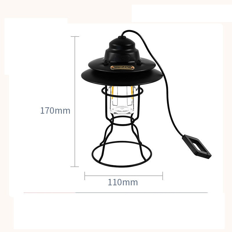 Portable Retro Barn Outdoor Multifunctional Lantern