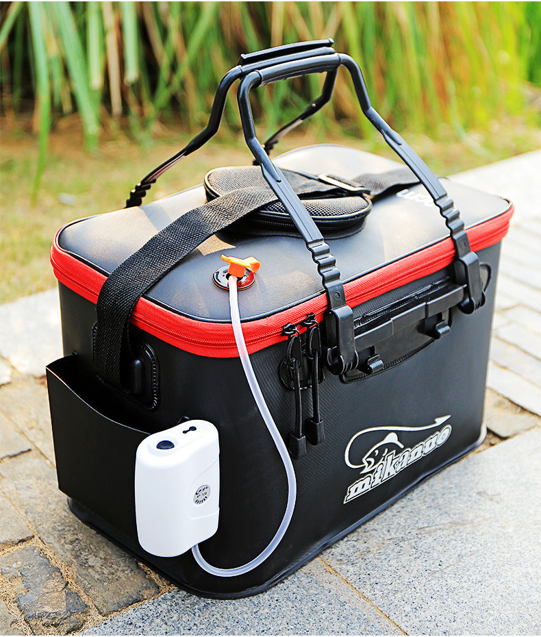 EVA Folding Fishing Tackle Storage Bag Bucket