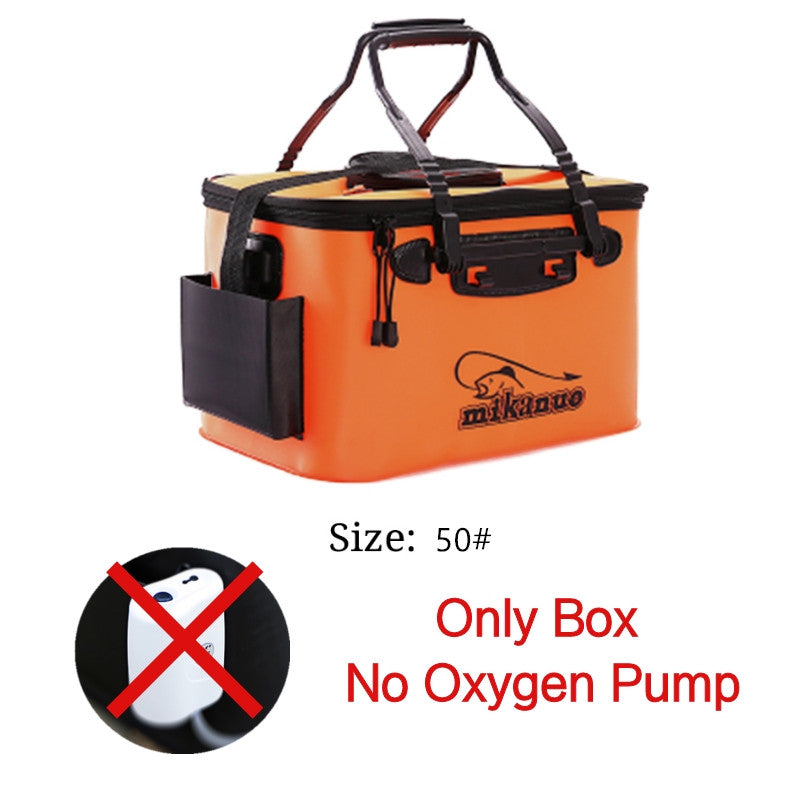EVA Folding Fishing Tackle Storage Bag Bucket