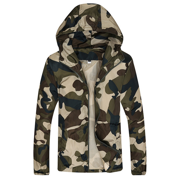 Men's Slim Fit Camouflage Fashion Jacket