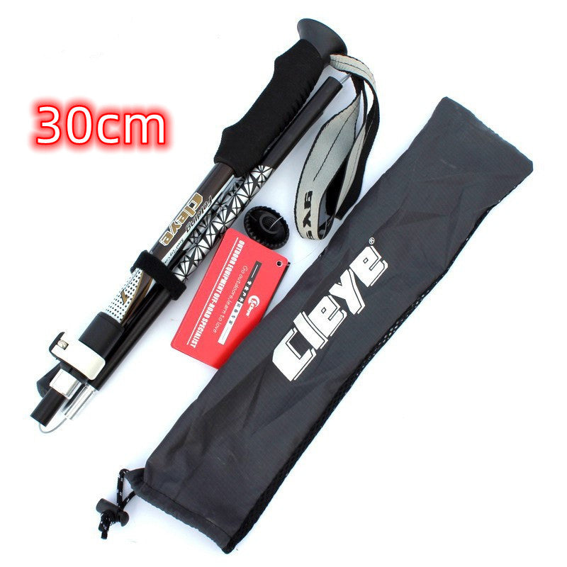 Ultralight Telescopic Folding Trekking Walking Stick