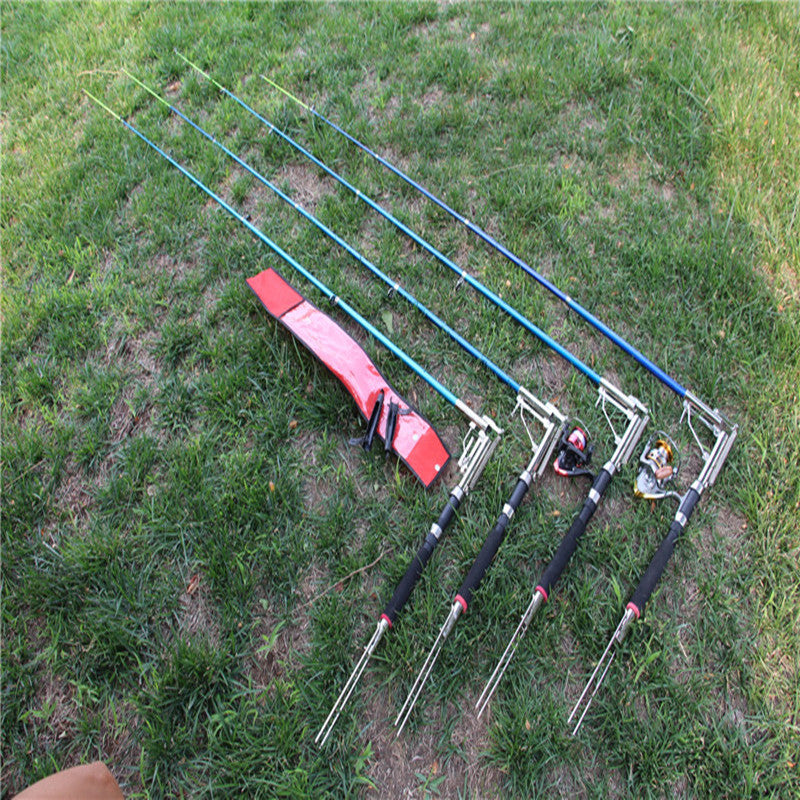 Automatic Spring Fishing Rod Pole Support Set Complete Gear Kit