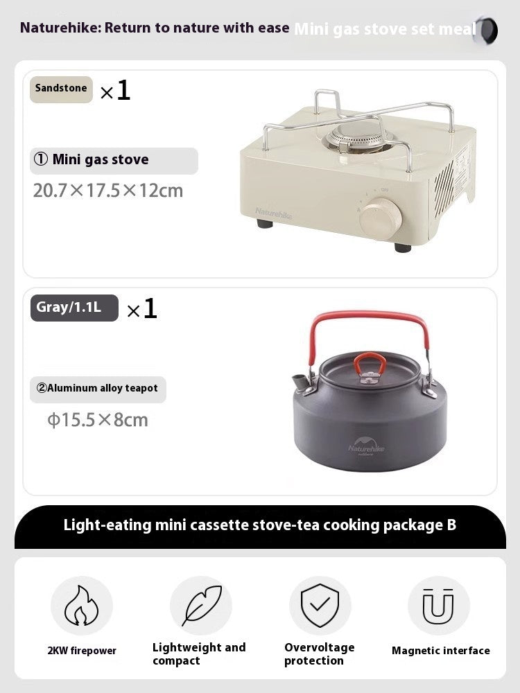 Portable Mini Gas Stove Outdoor Camping Cookware Stove
