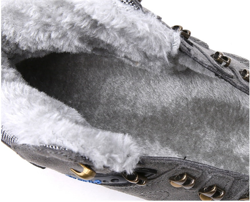 Men's Cold Weather Waterproof Hiking Snow Boots