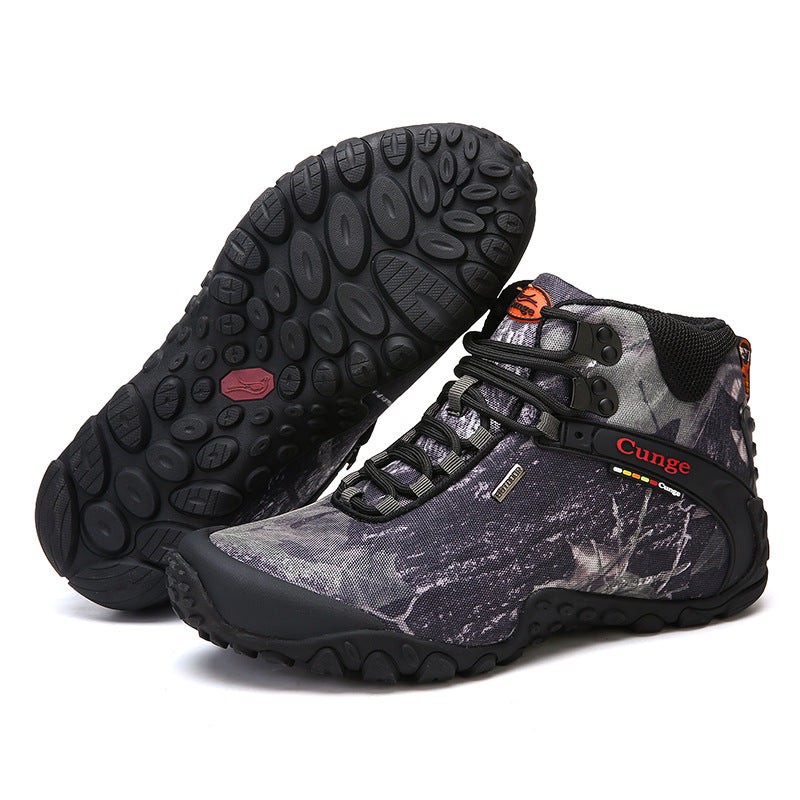 Men's Camouflage Outdoor Hiking Climbing Sports Boots