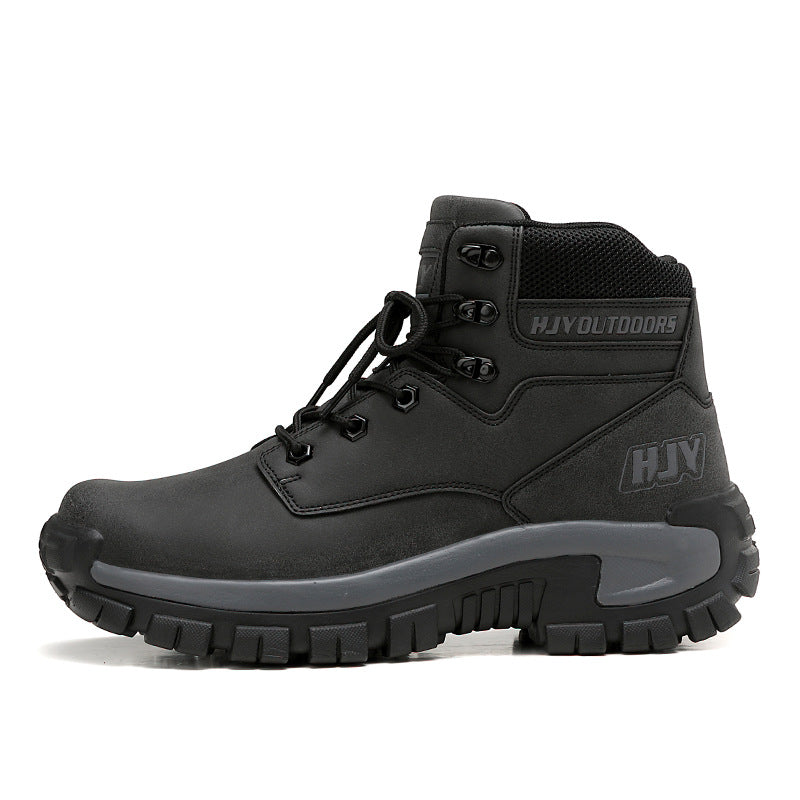 High-Top Outdoor Hiking Boots Large Size Training Shoes