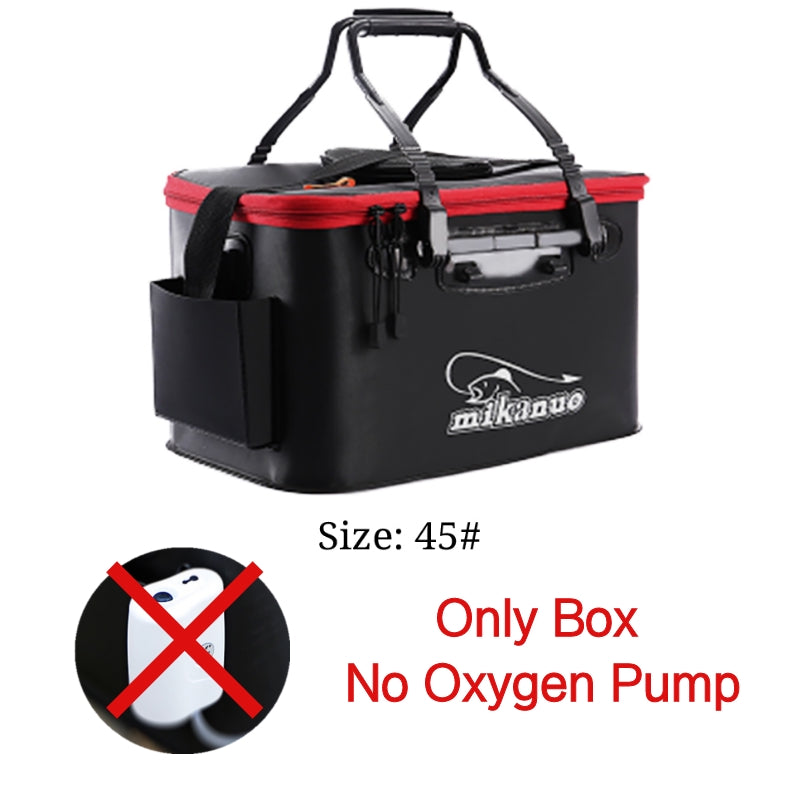 EVA Folding Fishing Tackle Storage Bag Bucket
