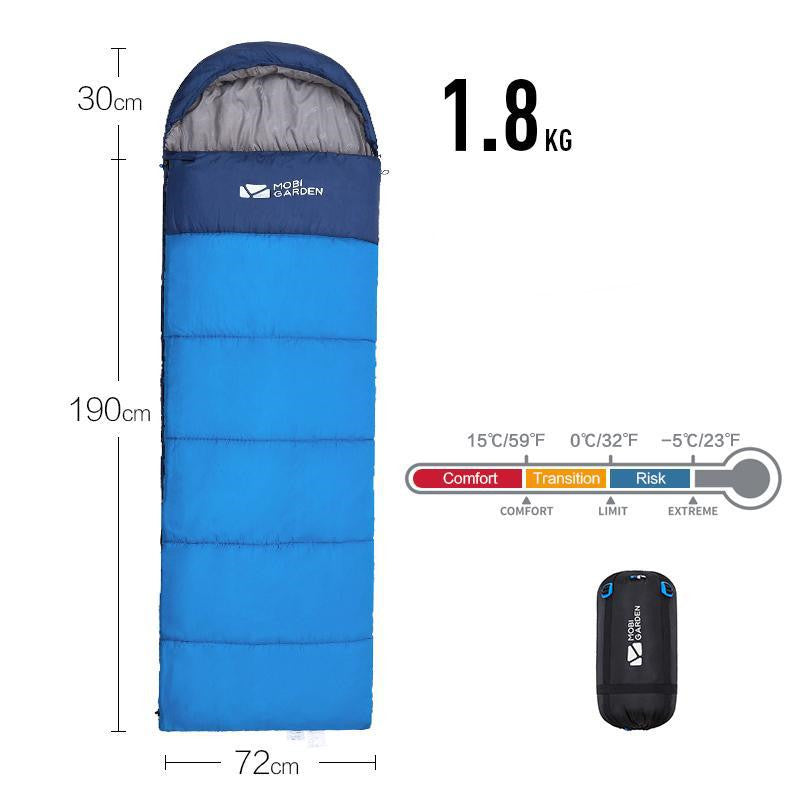 Thickened Mummy Sleeping Bag For Winter Camping