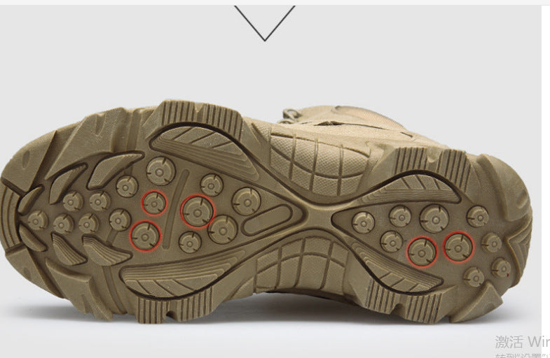 Breathable High-Top Tactical Desert Hiking Boots