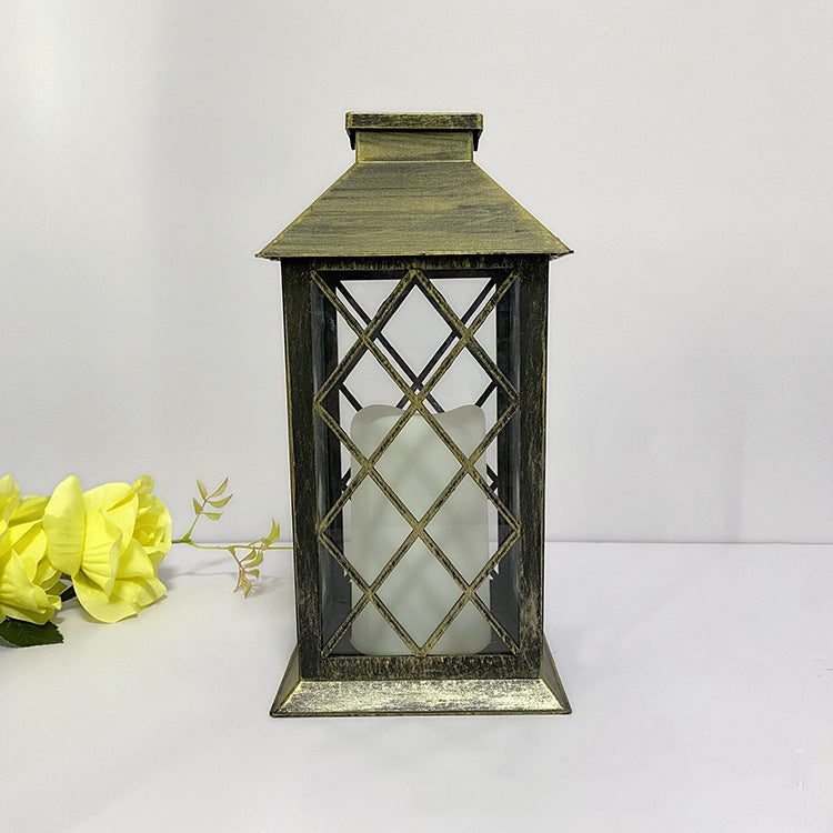 Solar Wind LED Outdoor Plastic Lantern