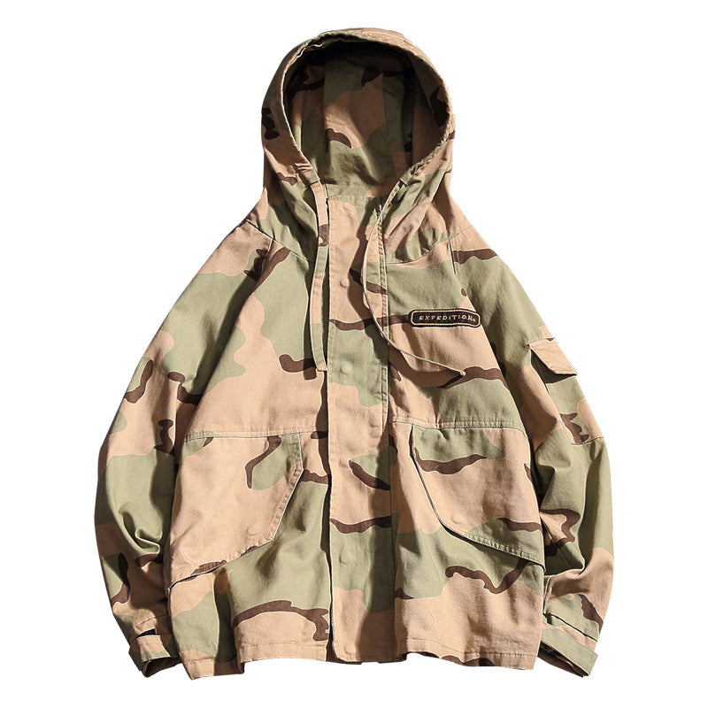 Camouflage Utility Work Jacket