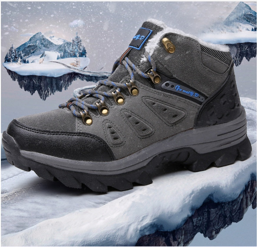 Men's Cold Weather Waterproof Hiking Snow Boots