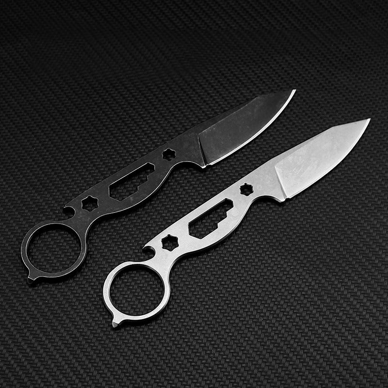 Wilderness Survival Straight Edge Pocket Hunting Knife