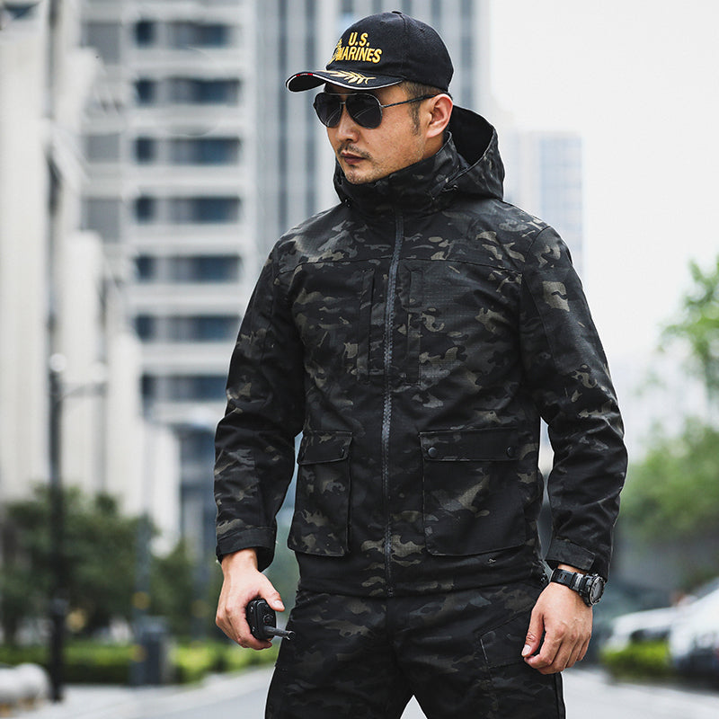 Men's Simple Outdoor Camouflage Jacket