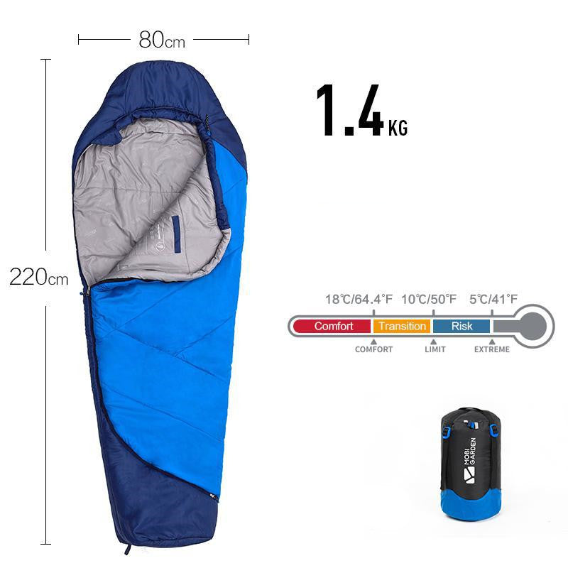 Thickened Mummy Sleeping Bag For Winter Camping