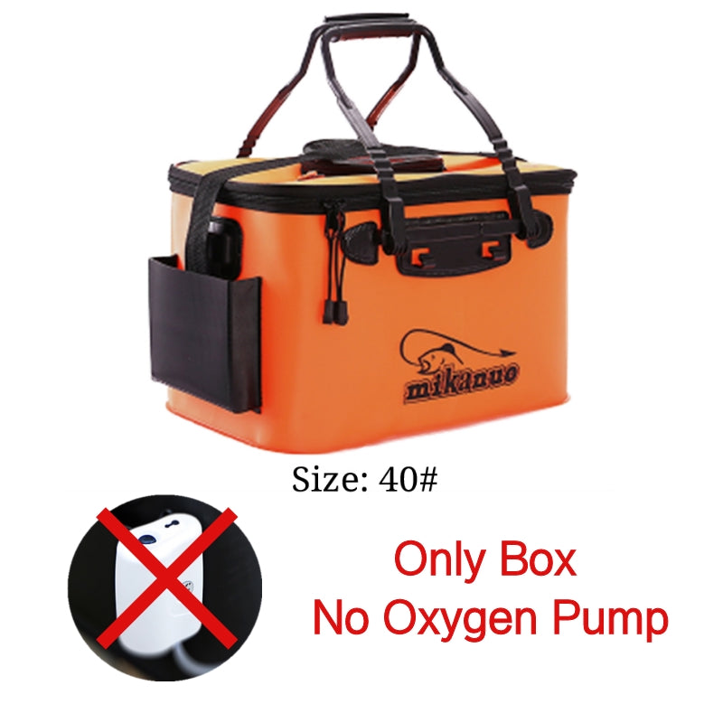 EVA Folding Fishing Tackle Storage Bag Bucket