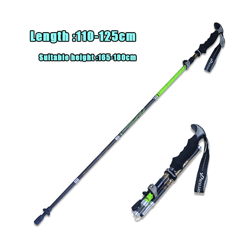 Carbon Fiber Folding Trekking Poles Outdoor Equipment