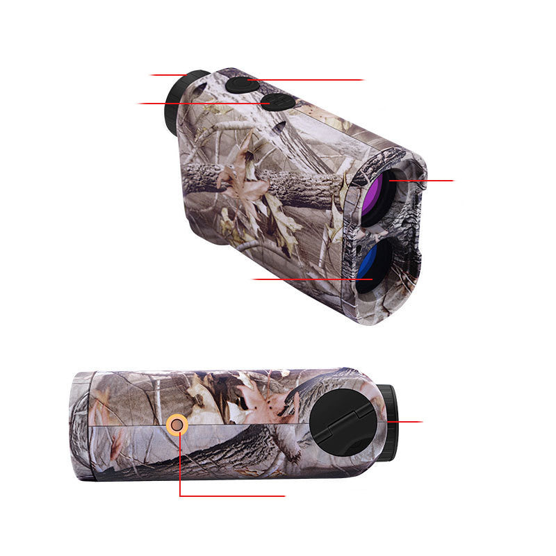 Camouflage Laser Rangefinder Binoculars For Golf Outdoors