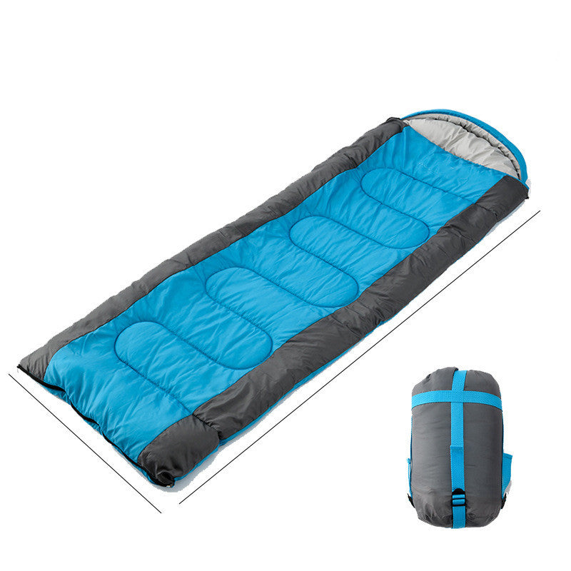 Outdoor Hooded Envelope Sleeping Bag For Camping